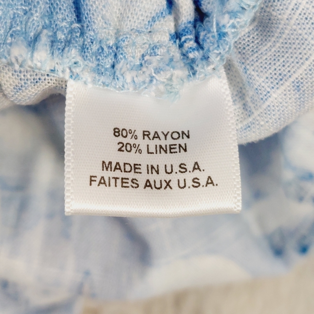 New MISA Los Angeles Tilly in Blue Washed Wildflower Romper P3033 - Picture 8 of 10